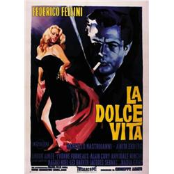 ITALIAN MOVIE POSTER FELLINI - LA DOLCE VITA…