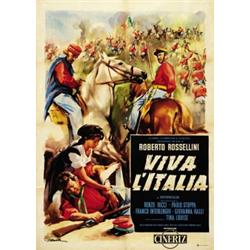 ITALIAN MOVIE POSTER ROSSELLINI - VIVA L'ITALIA…