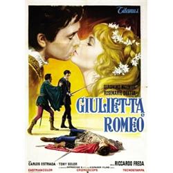 ITALIAN MOVIE POSTER DRAMA - GIULIETTA E ROMEO…