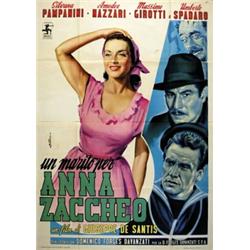 ITALIAN MOVIE POSTER DRAMA - UN MARITO PER ANNA ZACCHEO…