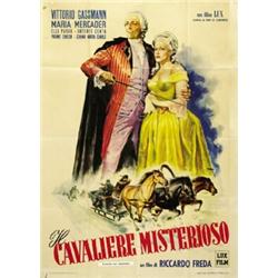 ITALIAN MOVIE POSTER DRAMA - IL CAVALIERE MISTERIOSO…