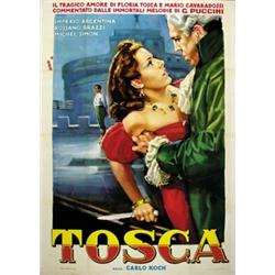 ITALIAN MOVIE POSTER DRAMA - TOSCA…