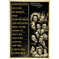 ITALIAN MOVIE POSTER - TIRRENIA CINEMATOGRAFICA …