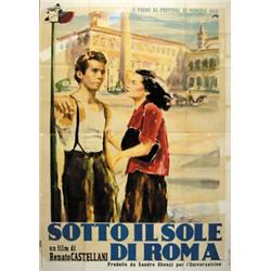 ITALIAN MOVIE POSTER - SOTTO IL SOLE DI ROMA…