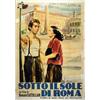 Image 1 : ITALIAN MOVIE POSTER - SOTTO IL SOLE DI ROMA…