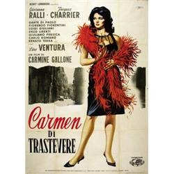 ITALIAN MOVIE POSTER - CARMEN DI TRASTEVERE…
