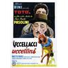 Image 1 : ITALIAN MOVIE POSTER TOTO' - UCCELLACCI E UCCELLINI…