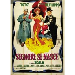 ITALIAN MOVIE POSTER TOTO' - SIGNORI SI NASCE…