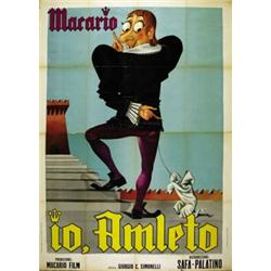 ITALIAN MOVIE POSTER MACARIO - IO, AMLETO…