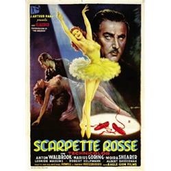 MOVIE POSTER BY ANSELMO BALLESTER - SCARPETTE ROSSE…