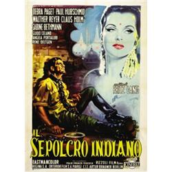 EUROPEAN MOVIE POSTER - IL SEPOLCRO INDIANO…