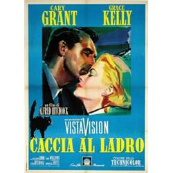 AMERICAN MOVIE POSTER ALFRED HITCHCOCK - CACCIA AL LADRO…