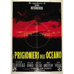 AMERICAN MOVIE POSTER ALFRED HITCHCOCK - I PRIGIONIERI DELL'OCEANO…