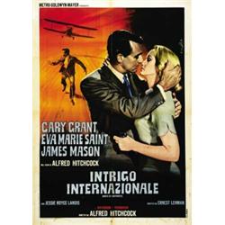 AMERICAN MOVIE POSTER ALFRED HITCHCOCK - INTRIGO INTERNAZIONALE…