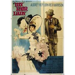 AMERICAN MOVIE POSTER AUDREY HEPBURN  - MY FAIR LADY…