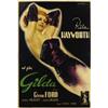 Image 1 : AMERICAN MOVIE POSTER RITA HAYWORTH  - GILDA…
