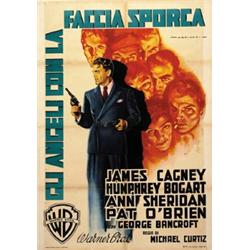 AMERICAN MOVIE POSTER HUMPHREY BOGART  - GLI ANGELI CON LA FACCIA SPORCA…