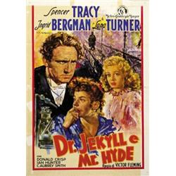 AMERICAN MOVIE POSTER DRAMAS  - DR. JEKYLL E MR. HIDE…