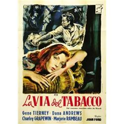 AMERICAN MOVIE POSTER DRAMAS  - LA VIA DEL TABACCO…