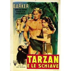 AMERICAN MOVIE POSTER - TARZAN E LE SCHIAVE…