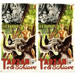 AMERICAN MOVIE POSTER -  TARZAN E LE SCHIAVE…