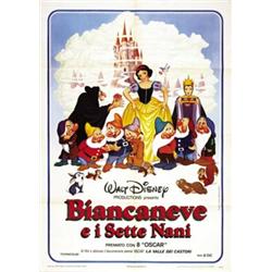 MOVIE POSTER WALT DISNEY - BIANCANEVE E I SETTE NANI…