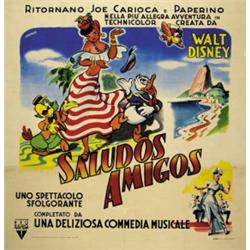MOVIE POSTER WALT DISNEY - SALUDOS AMIGOS…