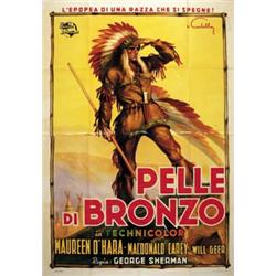 MOVIE POSTER WESTERN - PELLE DI BRONZO…