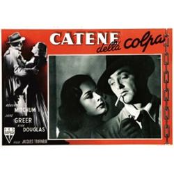 MOVIE POSTER NOIR - LOT OF 12 PHOTOS FOR THE MOVIE CATENE DELLA COLPA…