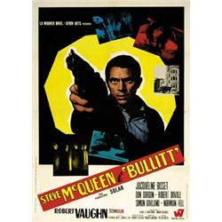 MOVIE POSTER NOIR - BULLITT…