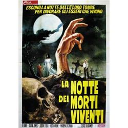 MOVIE POSTER SCIENCE FICTION AND HORROR - LA NOTTE DEI MORTI VIVENTI…