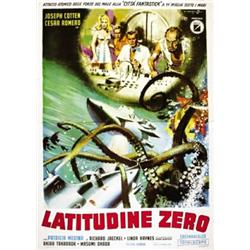 MOVIE POSTER SCIENCE FICTION AND HORROR - LATITUDINE ZERO…