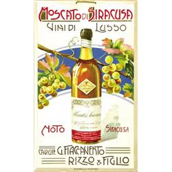 ADVERTISING POSTER BEVERAGE - LOT OF 4 LITTLE CARDS OF BEVERAGES…