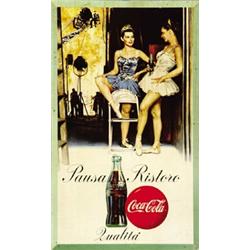 ADVERTISING POSTER BEVERAGE - COCA-COLA, PAUSA RISTORO…