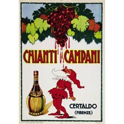 ADVERTISING POSTER BEVERAGE - CHIANTI CAMPANI…