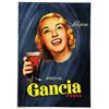 Image 1 : ADVERTISING POSTER BEVERAGE - APERITIVO GANCIA…