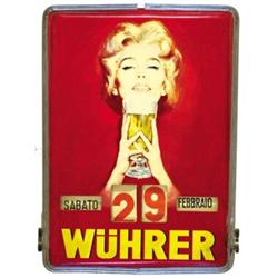 ADVERTISING POSTER BEVERAGE - WUHRER…