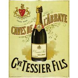 ADVERTISING POSTER BEVERAGE - G.VE TESSIER FILS…