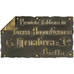 ADVERTISING POSTER BEVERAGE BEER - PREMIATA FABBRICA DI BIRRA ED ACQUA GAZOSA…