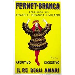 ADVERTISING POSTER BEVERAGE - FERNET-BRANCA…