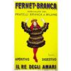 Image 1 : ADVERTISING POSTER BEVERAGE - FERNET-BRANCA…
