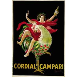 ADVERTISING POSTER BEVERAGE - CORDIAL CAMPARI…