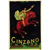 Image 1 : ADVERTISING POSTER BEVERAGE - CINZANO…