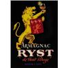 Image 1 : ADVERTISING POSTER BEVERAGE - ARMAGNAC RYST…