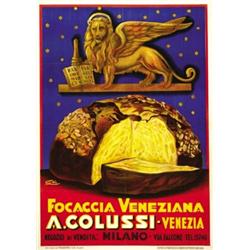 ADVERTISING POSTER FOOD - FOCACCIA VENEZIANA COLUSSI…