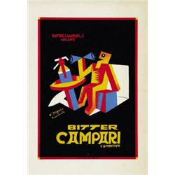 ADVERTISING POSTER BEVERAGE - BITTER CAMPARI…