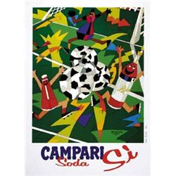 ADVERTISING POSTER BEVERAGE - CAMPARI SODA…