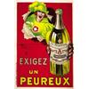 Image 1 : ADVERTISING POSTER BEVERAGE - PEURREUX…