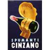 Image 1 : ADVERTISING POSTER BEVERAGE - SPUMANTI CINZANO…