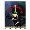 Image 1 : ADVERTISING POSTER BEVERAGE - AU SAUVIGNON…